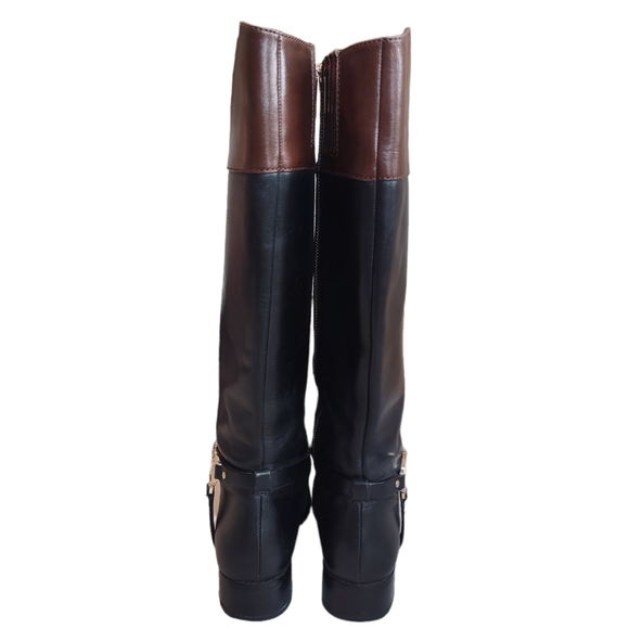 Michael Kors Fulton 7.5 leather riding boots - Picture 6 of 9